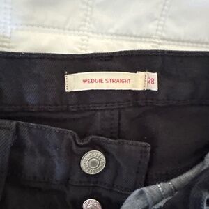 Levi's Wedgie Straight Denim Size 28
